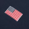 Υπερμεγέθη γραφικό πουλόβερ με φερμουάρ American Flag Υπερμεγέθη γραφικό πουλόβερ με φερμουάρ American Flag