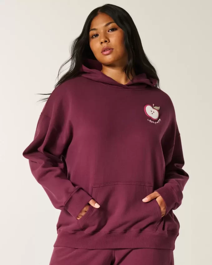 Apple Graphic Hoodie Apple Graphic Hoodie