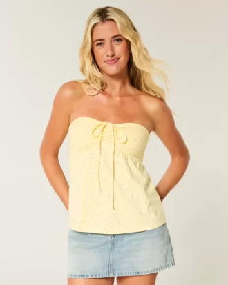 Στράπλες Στράπλες Σιντσέ Μπλουζάκι Babydoll
