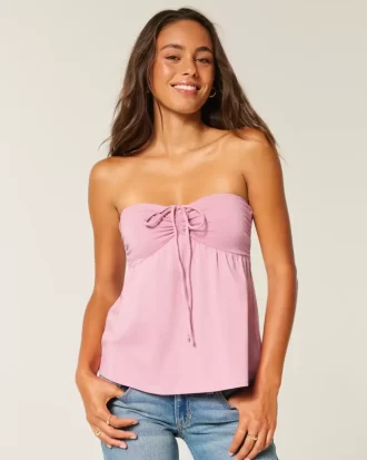 Στράπλες Στράπλες Σιντσέ Μπλουζάκι Babydoll