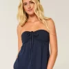 Στράπλες Στράπλες Σιντσέ Μπλουζάκι Babydoll Στράπλες Στράπλες Σιντσέ Μπλουζάκι Babydoll