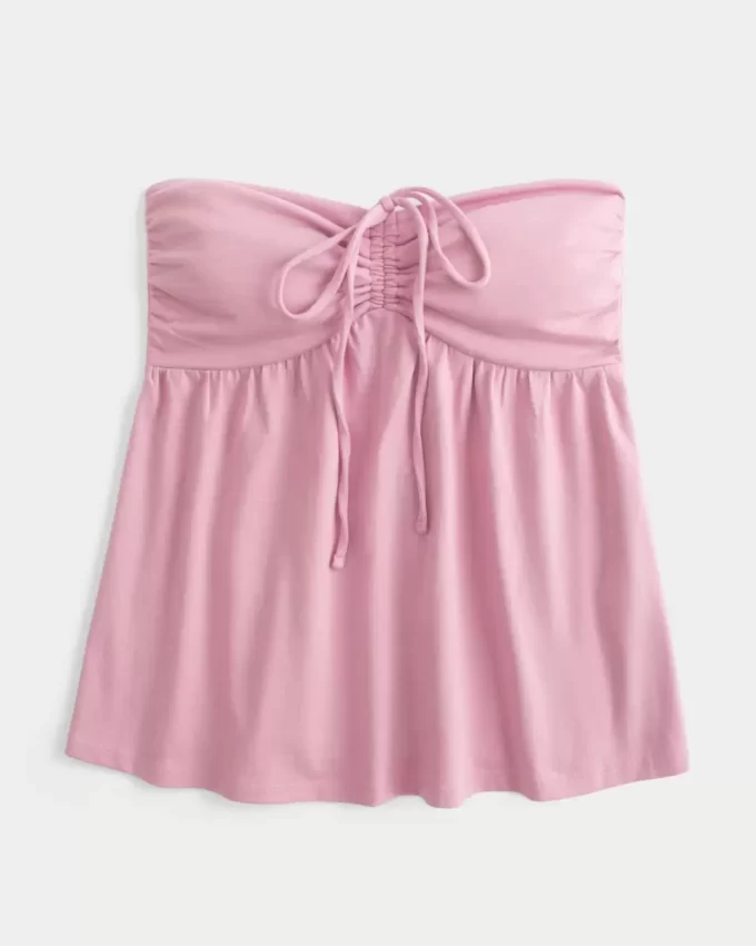 Στράπλες Στράπλες Σιντσέ Μπλουζάκι Babydoll Στράπλες Στράπλες Σιντσέ Μπλουζάκι Babydoll