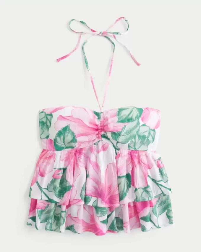 Κορυφή Babydoll με κλιμάκωση Κορυφή Babydoll με κλιμάκωση