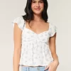 Μπλουζάκι Babydoll Easy Flutter Sleeve Μπλουζάκι Babydoll Easy Flutter Sleeve