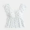 Μπλουζάκι Babydoll Easy Flutter Sleeve Μπλουζάκι Babydoll Easy Flutter Sleeve