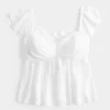 Μπλουζάκι Babydoll Easy Flutter Sleeve Μπλουζάκι Babydoll Easy Flutter Sleeve