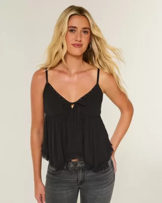 Μπλουζάκι Babydoll Easy Studded