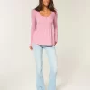 Μπλουζάκι Babydoll Henley-Back