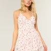 Ανοιχτή πλάτη Babydoll Romper Ανοιχτή πλάτη Babydoll Romper