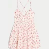 Ανοιχτή πλάτη Babydoll Romper Ανοιχτή πλάτη Babydoll Romper