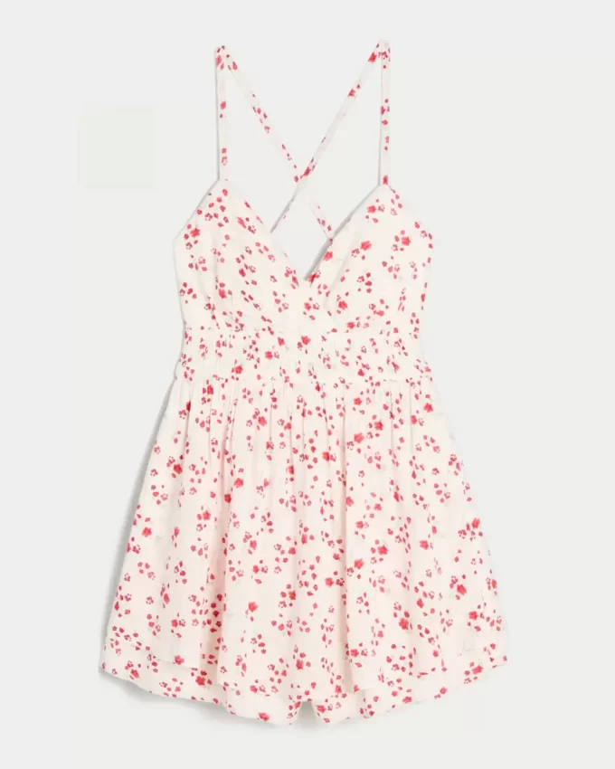 Ανοιχτή πλάτη Babydoll Romper Ανοιχτή πλάτη Babydoll Romper