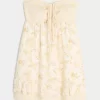 Μίνι φόρεμα Babydoll Strapless Ruffle