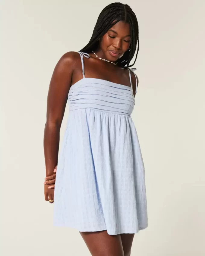 Μίνι φόρεμα Babydoll Tie-Strap Μίνι φόρεμα Babydoll Tie-Strap
