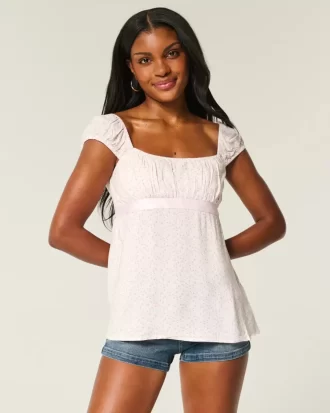 Εύκολη σατέν γραβάτα Babydoll Top