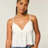 Εύκολη κεντημένη λάμψη Babydoll Top Εύκολη κεντημένη λάμψη Babydoll Top
