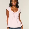 Εύκολη γραβάτα μπούστο Babydoll Top Εύκολη γραβάτα μπούστο Babydoll Top