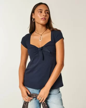 Εύκολη γραβάτα μπούστο Babydoll Top