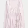 Εύκολο μακρυμάνικο λουλουδάτο μοτίβο Babydoll Top Εύκολο μακρυμάνικο λουλουδάτο μοτίβο Babydoll Top
