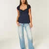 Εύκολη γραβάτα μπούστο Babydoll Top Εύκολη γραβάτα μπούστο Babydoll Top