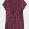 Εύκολη γραβάτα μπούστο Babydoll Top Εύκολη γραβάτα μπούστο Babydoll Top