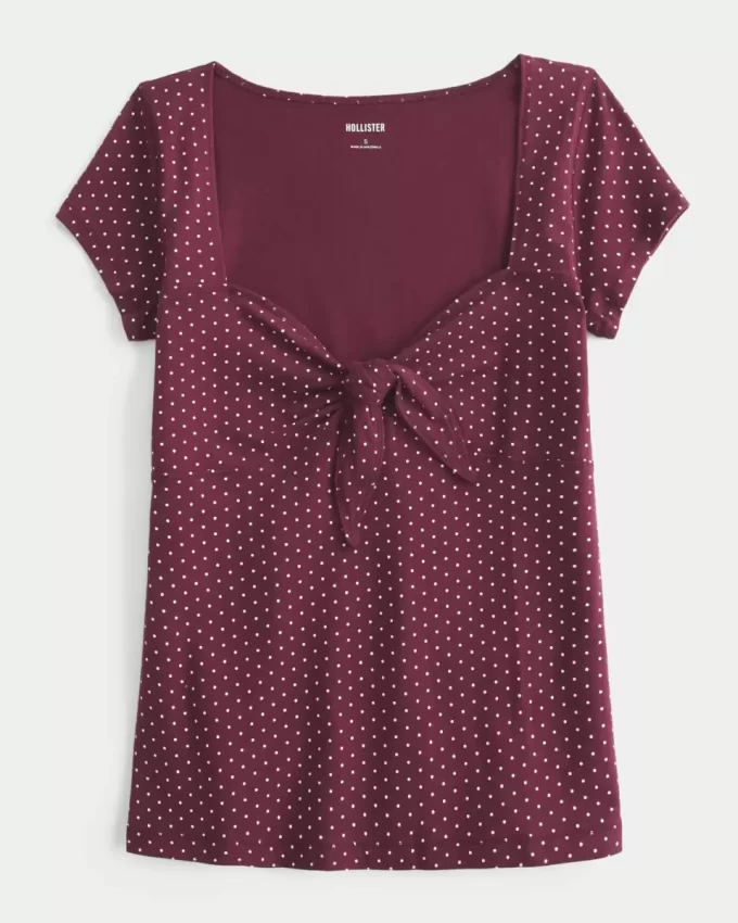 Εύκολη γραβάτα μπούστο Babydoll Top Εύκολη γραβάτα μπούστο Babydoll Top