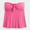 Εύκολη στράπλες μπούστο Babydoll Top Εύκολη στράπλες μπούστο Babydoll Top