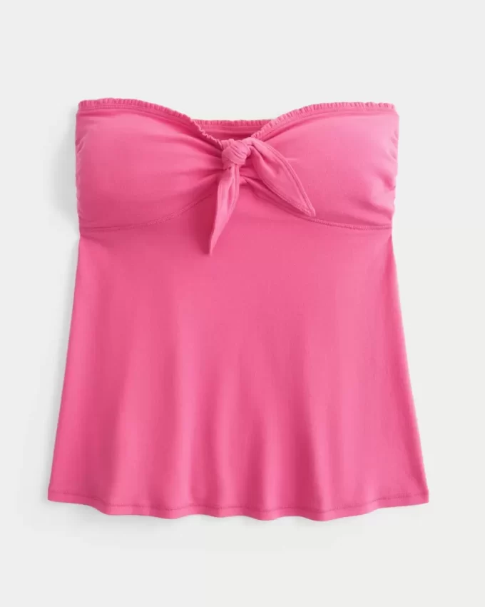 Εύκολη στράπλες μπούστο Babydoll Top Εύκολη στράπλες μπούστο Babydoll Top