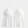 Εύκολη κεντημένη λάμψη Babydoll Top Εύκολη κεντημένη λάμψη Babydoll Top