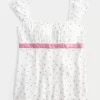 Εύκολη σατέν γραβάτα Babydoll Top Εύκολη σατέν γραβάτα Babydoll Top