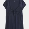 Εύκολη γραβάτα μπούστο Babydoll Top Εύκολη γραβάτα μπούστο Babydoll Top