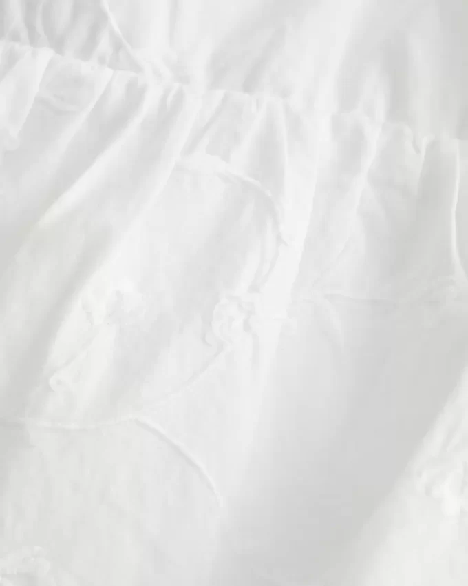Εύκολη κεντημένη λάμψη Babydoll Top Εύκολη κεντημένη λάμψη Babydoll Top