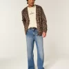 Τζιν μεσαίου πλυσίματος Baggy Bootcut Τζιν μεσαίου πλυσίματος Baggy Bootcut