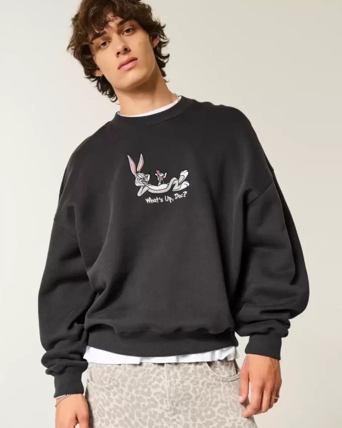 Φούτερ Baggy Cinch Bugs Bunny Graphic Crew
