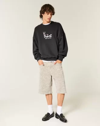 Φούτερ Baggy Cinch Bugs Bunny Graphic Crew
