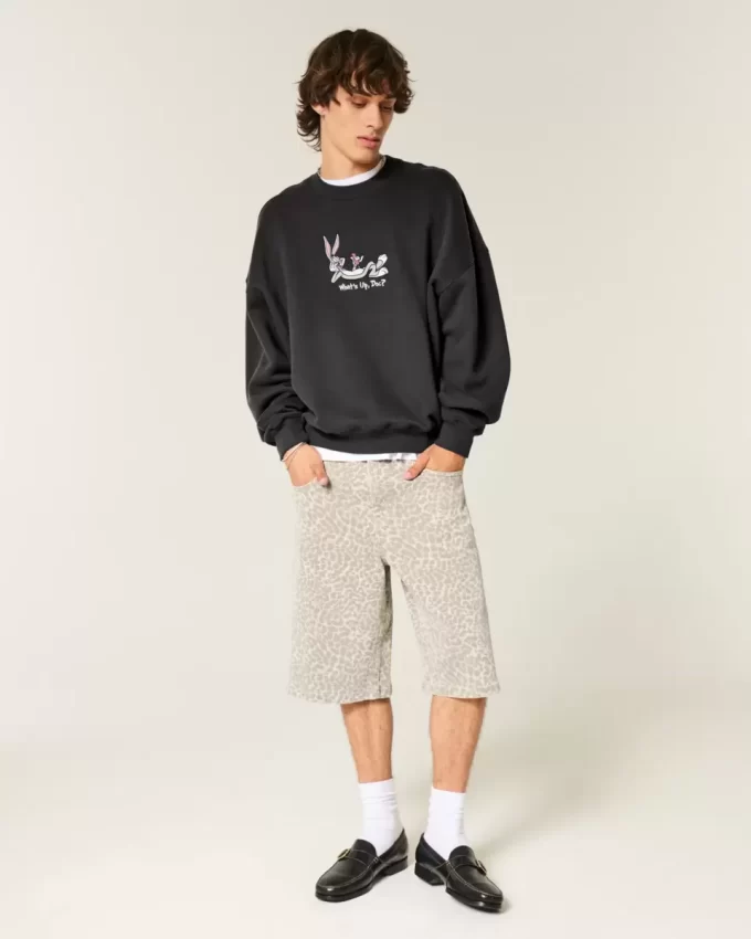 Φούτερ Baggy Cinch Bugs Bunny Graphic Crew