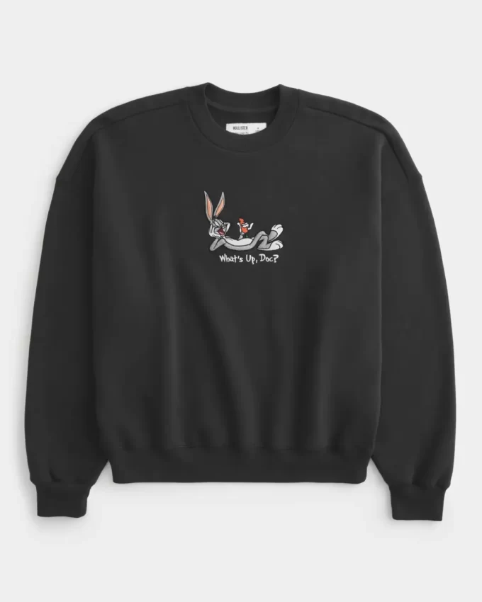 Φούτερ Baggy Cinch Bugs Bunny Graphic Crew