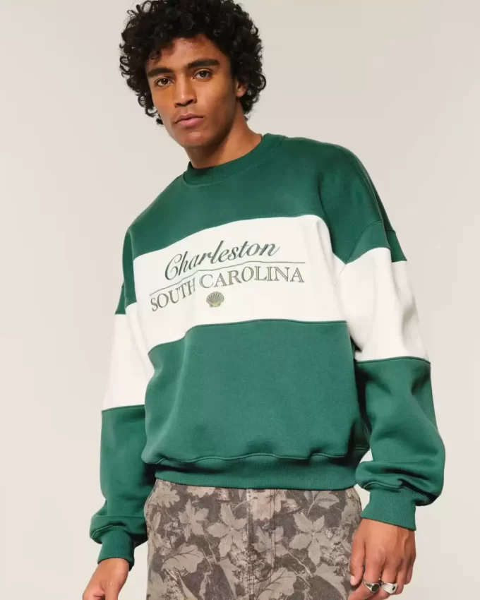 Φούτερ Baggy Cinch Charleston Graphic Crew