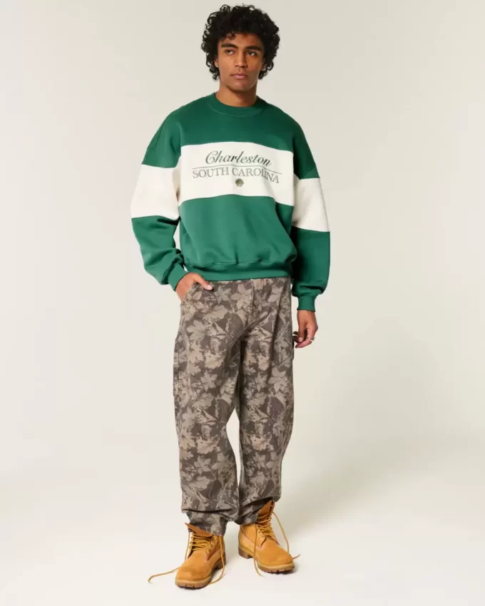 Φούτερ Baggy Cinch Charleston Graphic Crew