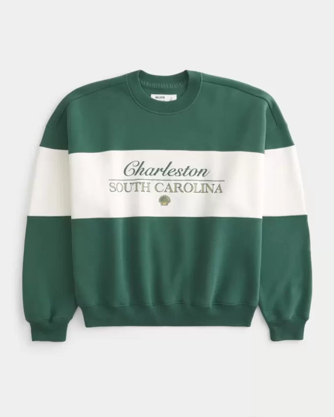 Φούτερ Baggy Cinch Charleston Graphic Crew