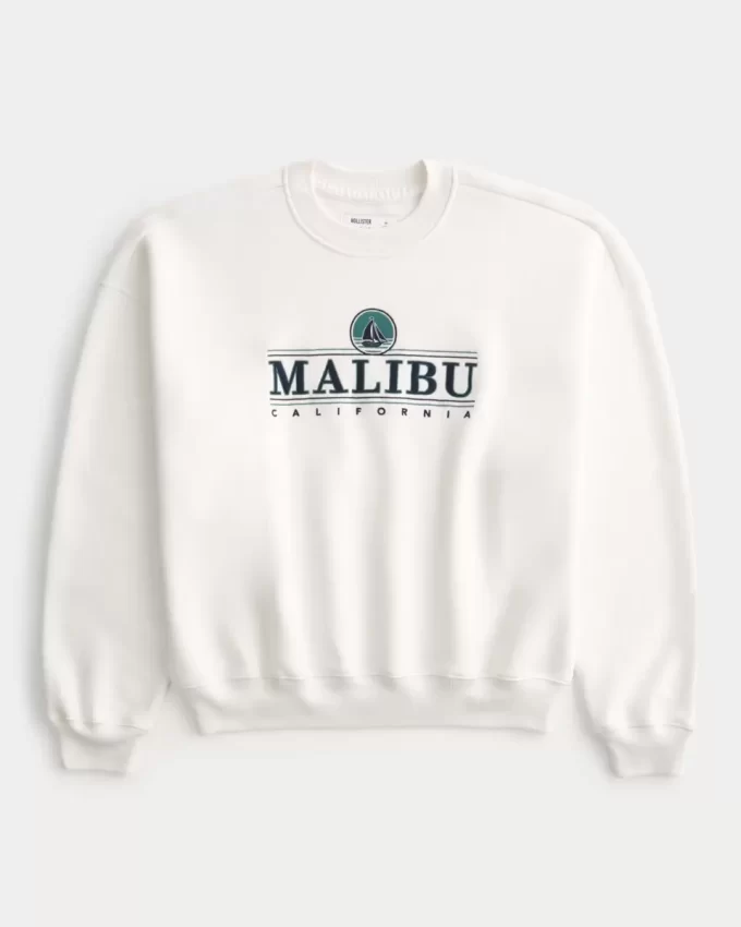 Φούτερ Baggy Cinch Malibu Graphic Crew Φούτερ Baggy Cinch Malibu Graphic Crew