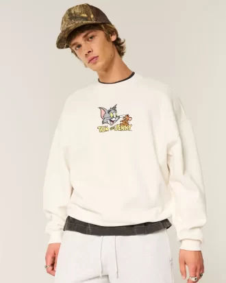 Φούτερ Baggy Cinch Tom and Jerry Graphic Crew