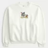 Φούτερ Baggy Cinch Tom and Jerry Graphic Crew Φούτερ Baggy Cinch Tom and Jerry Graphic Crew