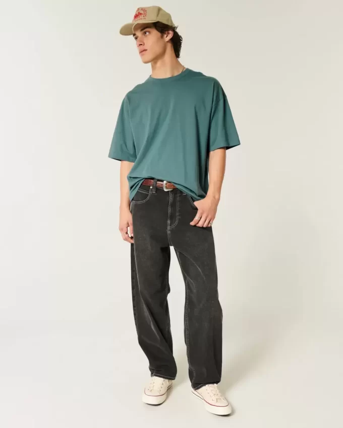 Μπλουζάκι Baggy Cotton Crew Μπλουζάκι Baggy Cotton Crew