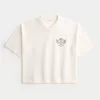 Μπλουζάκι ποδοσφαίρου βαρέων βαρών Baggy Crop Los Angeles Graphic