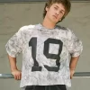 Baggy Graphic Camo Jersey