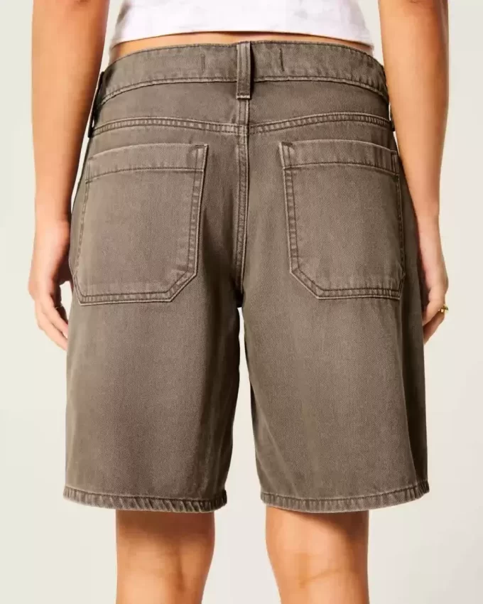 Χαμηλό Καφέ Baggy Jort Χαμηλό Καφέ Baggy Jort