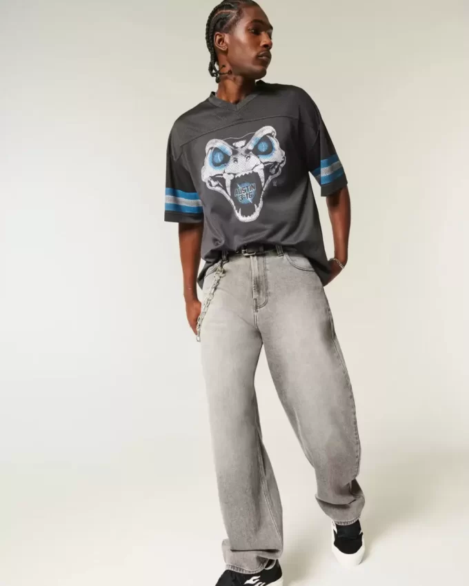 Baggy Stone Cold Steve Austin Graphic Jersey
