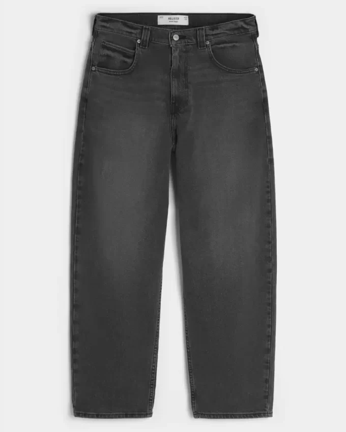 Πλυμένο Black Skater Baggy Jeans Πλυμένο Black Skater Baggy Jeans