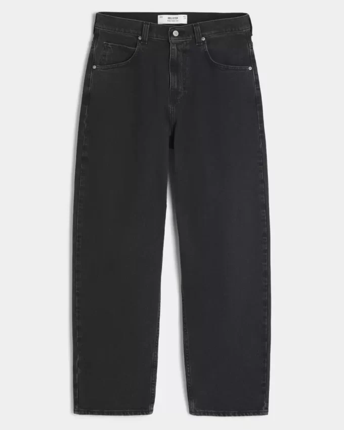 Πλυμένο Black Skater Baggy Jeans Πλυμένο Black Skater Baggy Jeans
