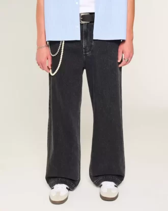 Πλυμένο τζιν Black Star Graphic Super Baggy